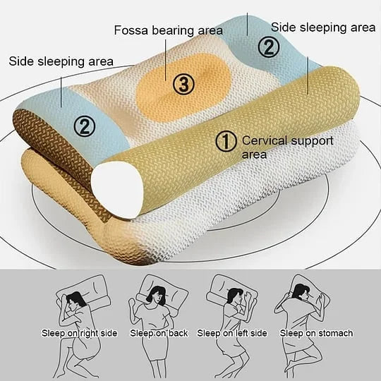 CloudPillow™ - Almohada ergonómica de espuma con memoria