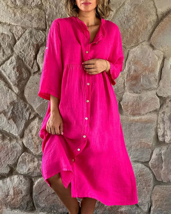 Coastal Charm™ | Vestido camisero
