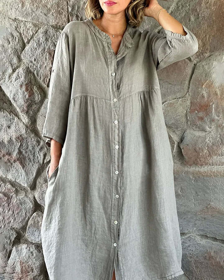 Coastal Charm™ | Vestido camisero