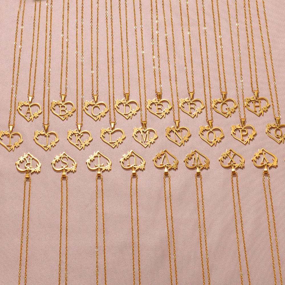 Collar Inicial Dorado