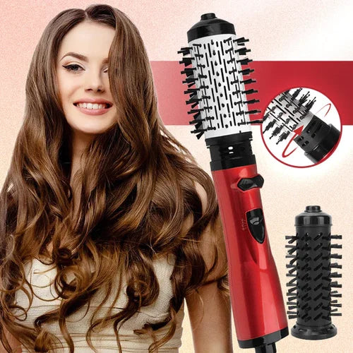 CurlyHair Pro™ - Cepillo secador 3 en 1: seco, rizado, liso