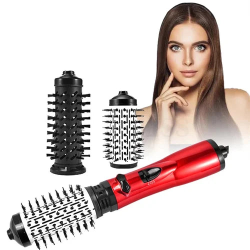 CurlyHair Pro™ - Cepillo secador 3 en 1: seco, rizado, liso