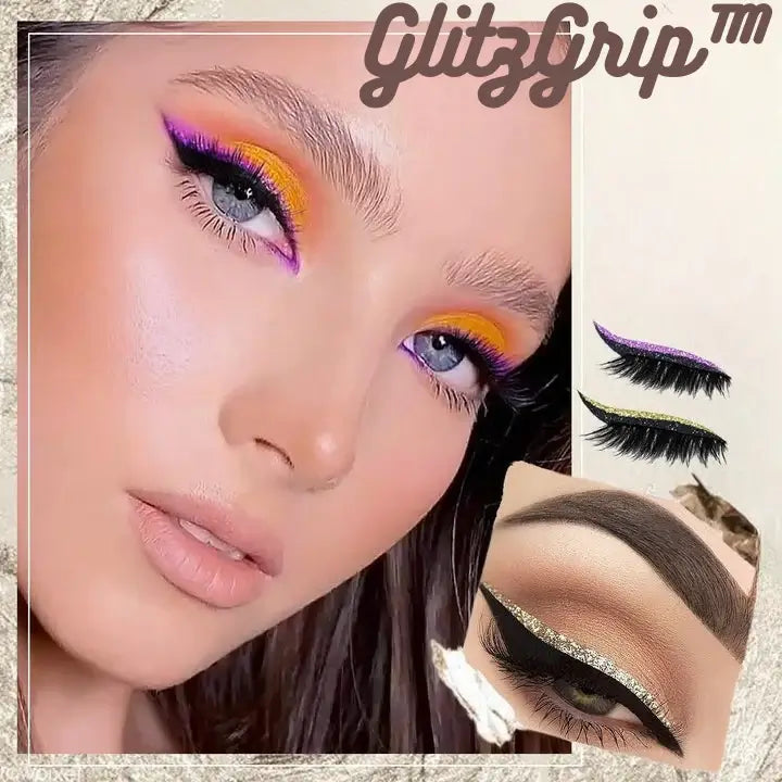 GlitzGrip™ - Pegatinas Reutilizables con Pestañas