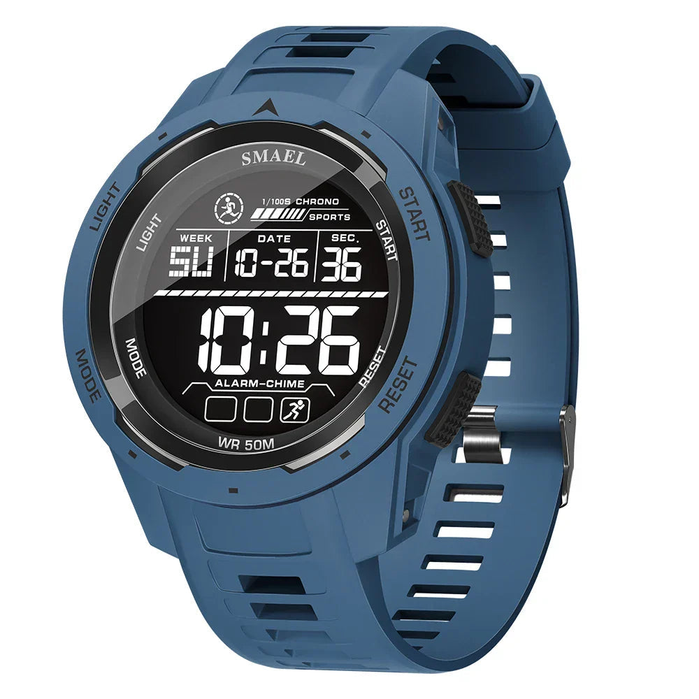 Active Gear | Digital Sports Watch with Shock Resistance & Waterproof Design | Multifunctional for Outdoor Activities 1