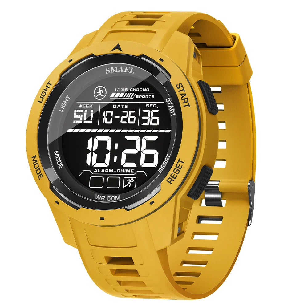 Active Gear | Digital Sports Watch with Shock Resistance & Waterproof Design | Multifunctional for Outdoor Activities 3