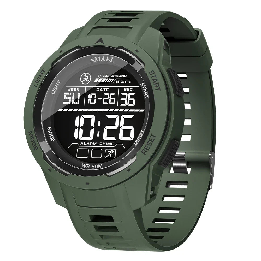 Active Gear | Digital Sports Watch with Shock Resistance & Waterproof Design | Multifunctional for Outdoor Activities 7