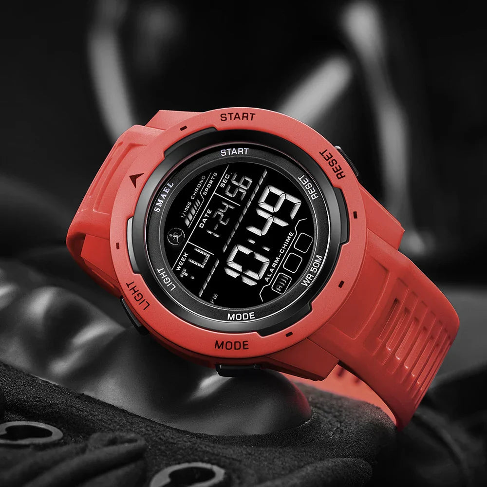 Active Gear | Digital Sports Watch with Shock Resistance & Waterproof Design | Multifunctional for Outdoor Activities 8