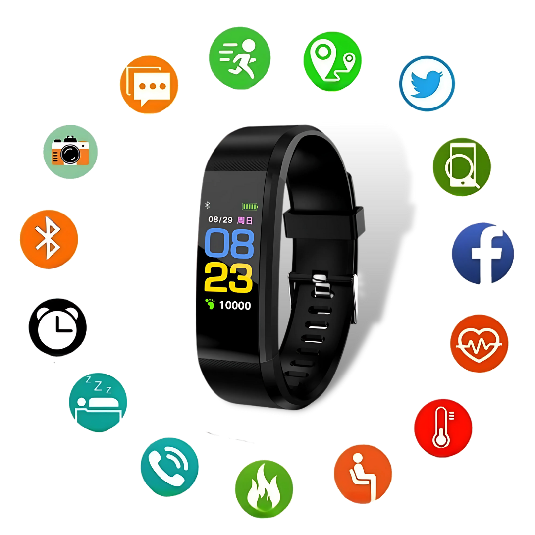 Active Life | Fitness Tracker Smartwatch with LED Display & Long Battery Life | Health Monitoring for All Ages 6
