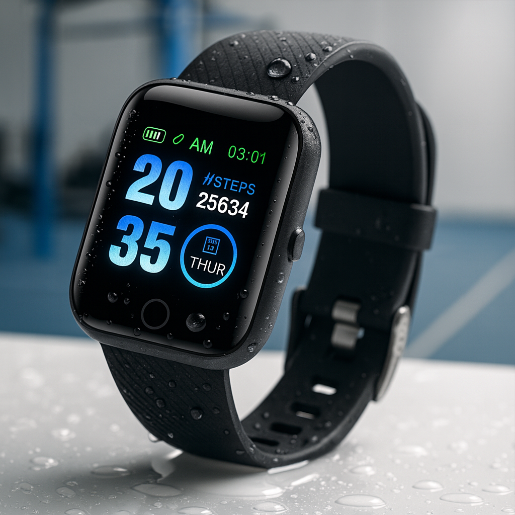 Active Life | Fitness Tracker with Touch Screen & Waterproof Design | Health Monitoring for Active Lifestyles 0