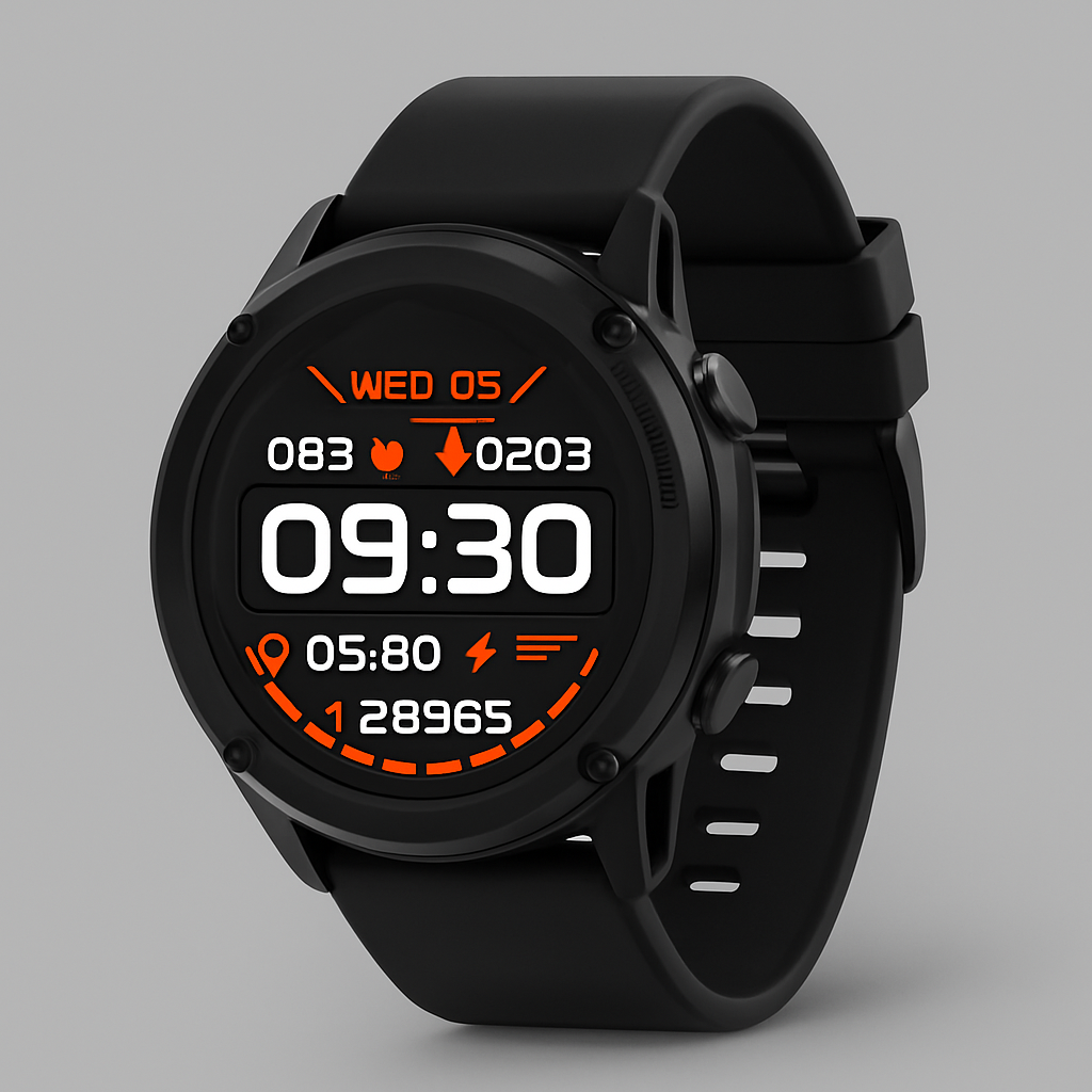 Active Life | GPS Smartwatch with Heart Rate Monitor | Durable Design for Fitness Tracking 0