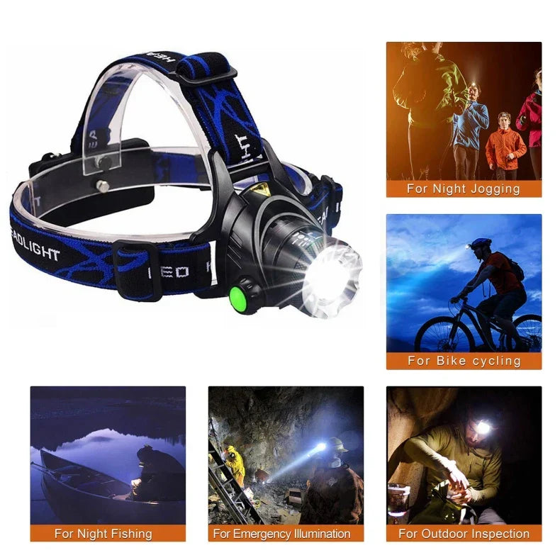 Adventure Gear | LED Headlamp with 2000 Lumens Brightness | Waterproof Design for Outdoor Activities 1