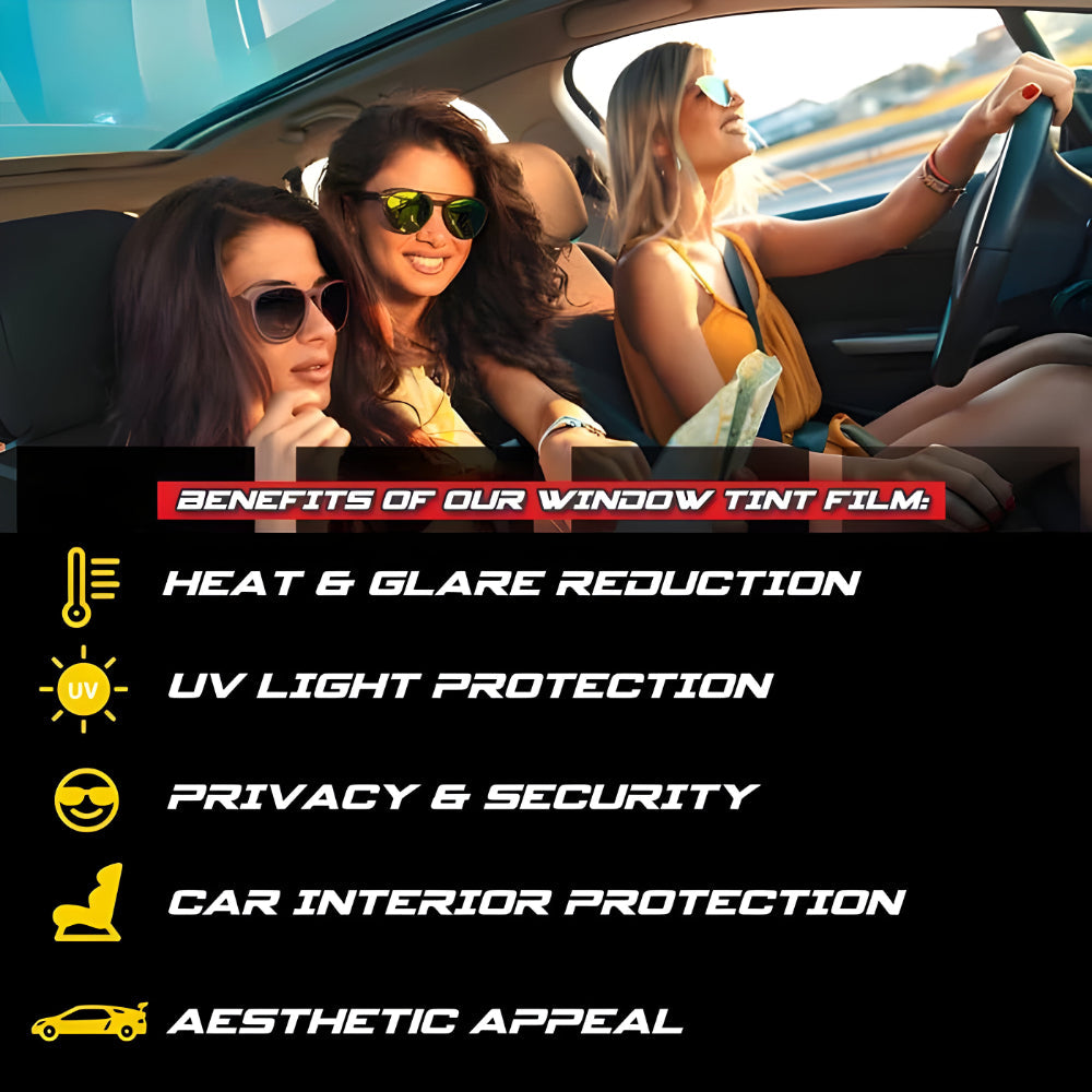 AutoShield | Car Window Tint Film with UV & Heat Protection | Easy Installation for Ultimate Comfort 4