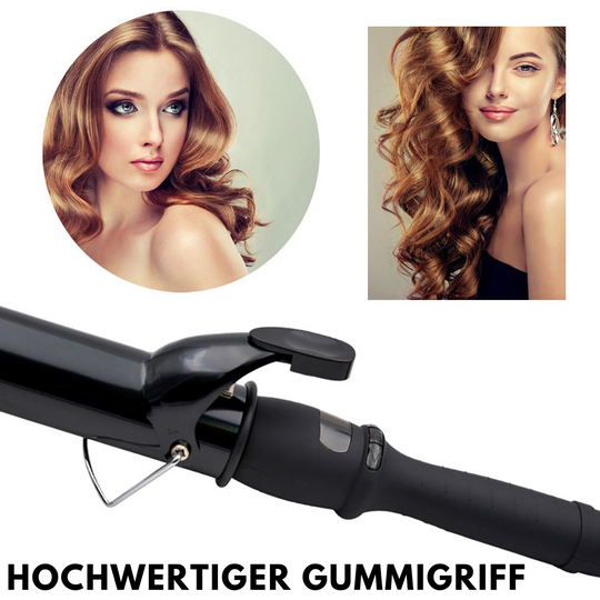 BreezeCurl | Beach Wave Curling Iron with LCD Temperature Control | Effortless Waves for All Hair Types 3