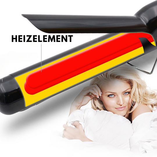 BreezeCurl | Beach Wave Curling Iron with LCD Temperature Control | Effortless Waves for All Hair Types 4