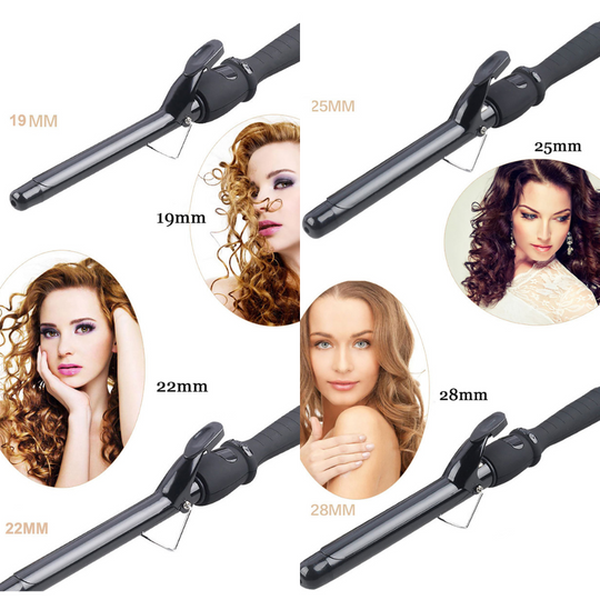 BreezeCurl | Beach Wave Curling Iron with LCD Temperature Control | Effortless Waves for All Hair Types 5