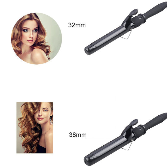 BreezeCurl | Beach Wave Curling Iron with LCD Temperature Control | Effortless Waves for All Hair Types 6