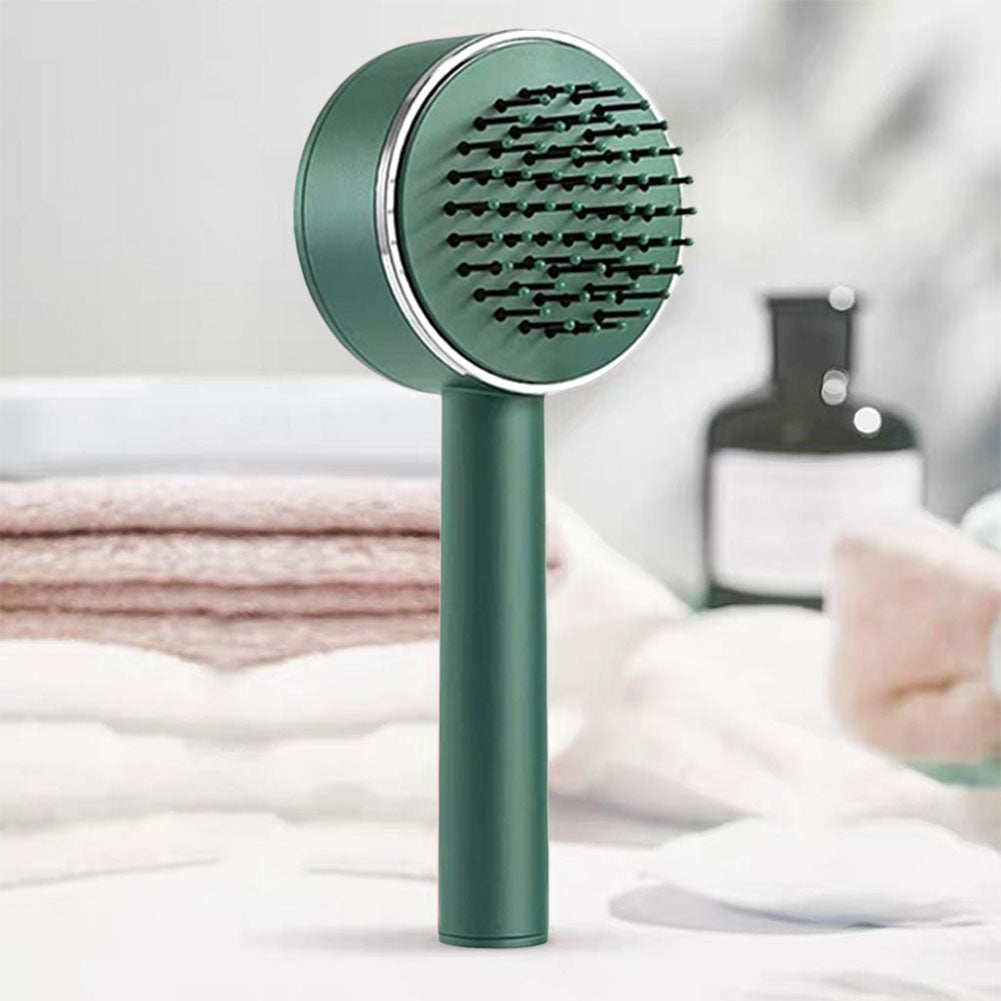 BrushPure | Self-Cleaning Hair Brush with Massage Bristles | Effortless Styling for Healthy, Frizz-Free Hair 7