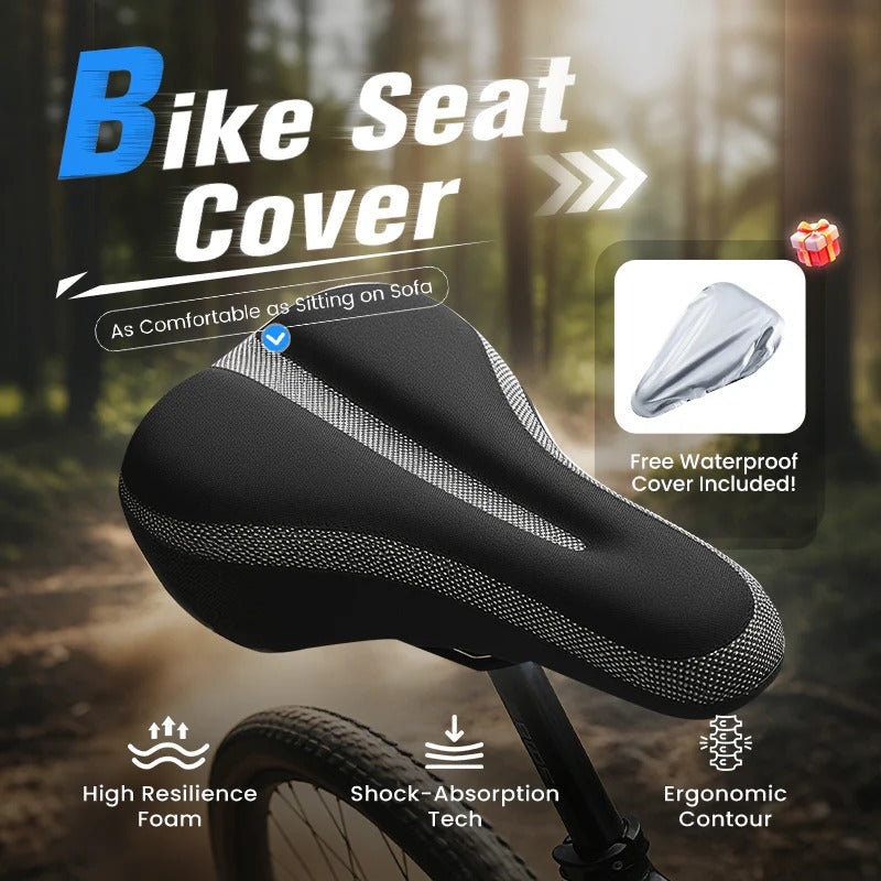 ComfortRide | Bicycle Saddle with Gel Padding & Ergonomic Design | Comfortable Bike Seat for Pain-Free Cycling 0