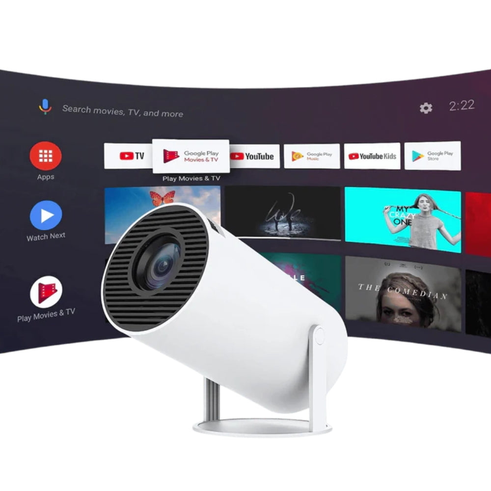 Compact 4K Mini Projector with Smart Connectivity | Portable Design for Home Entertainment 1