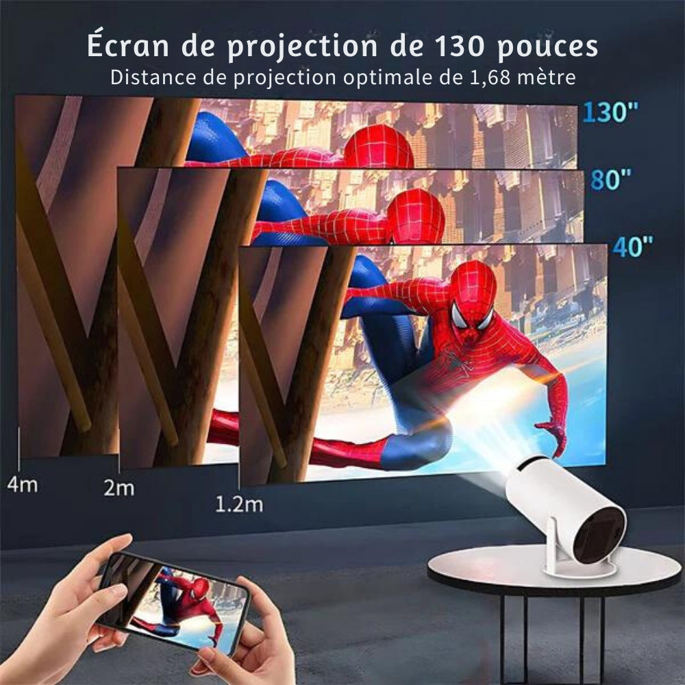 Compact 4K Mini Projector with Smart Connectivity | Portable Design for Home Entertainment 6