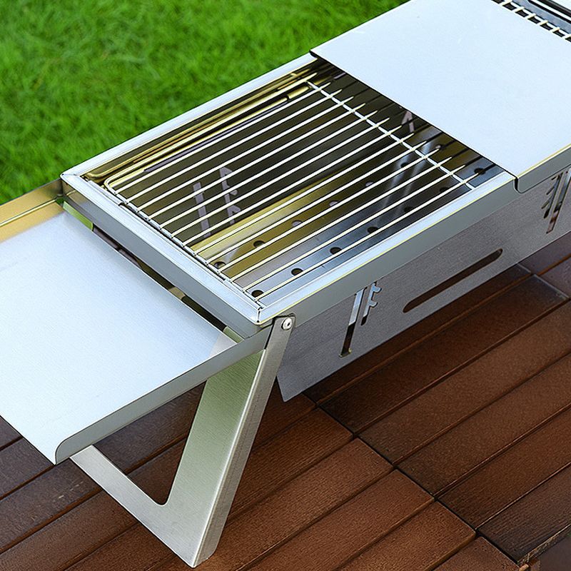 Compact BBQ Grill | Portable Foldable Design with Even Heat Distribution | Ideal for Outdoor Cooking and Picnics 3