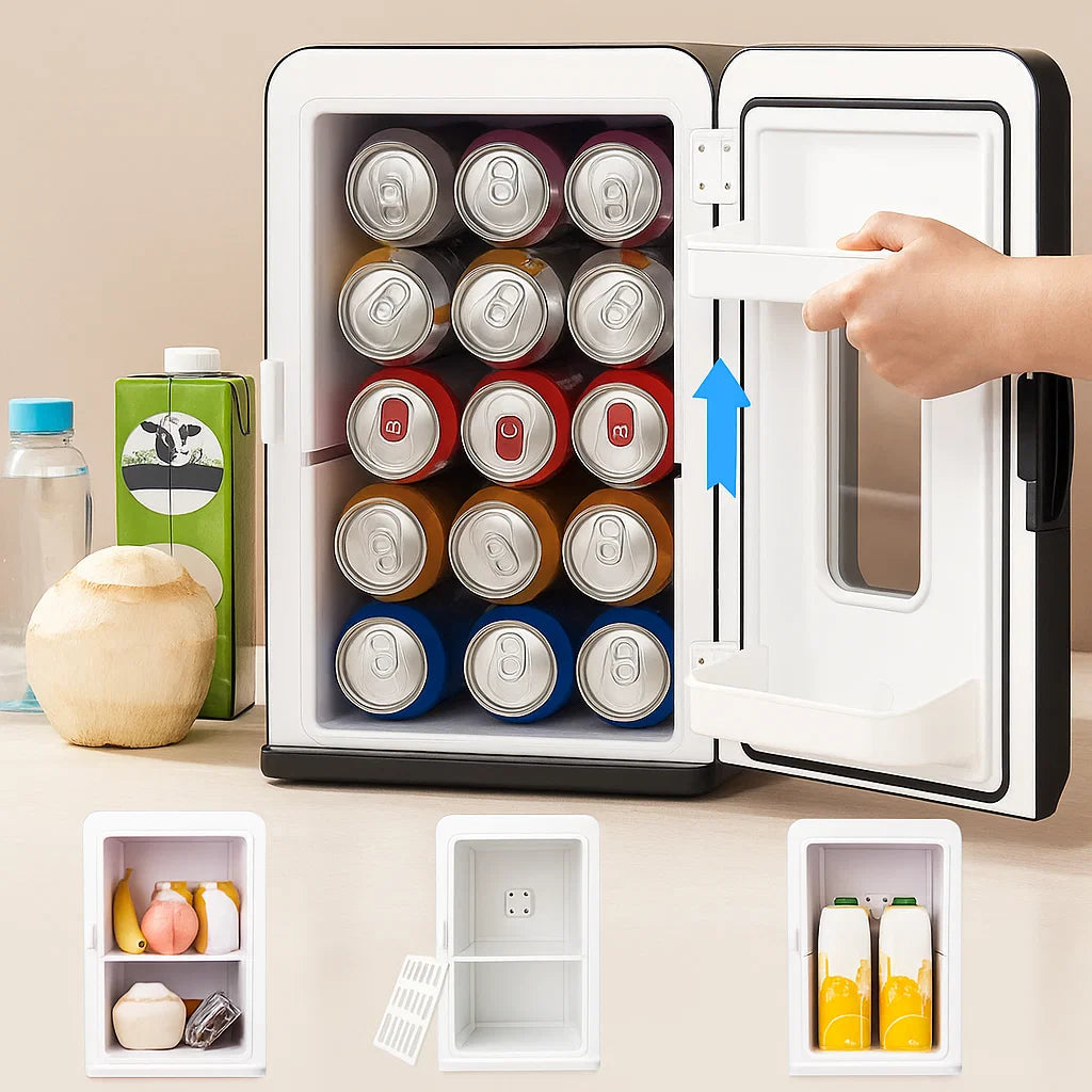 Compact Mini Fridge | Small Fridge with 15L Capacity & Quiet Cooling | Ideal Skincare Fridge for Bedroom Use 1
