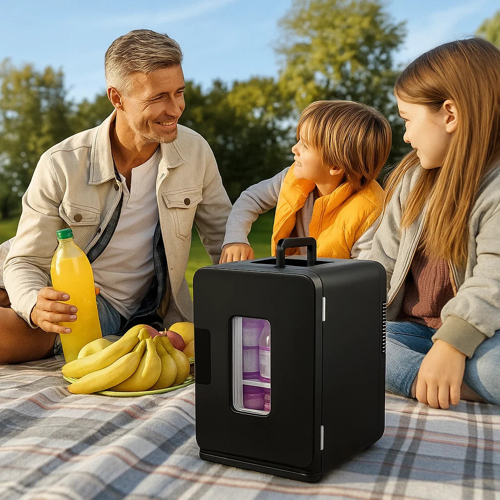 Compact Mini Fridge | Small Fridge with 15L Capacity & Quiet Cooling | Ideal Skincare Fridge for Bedroom Use 4