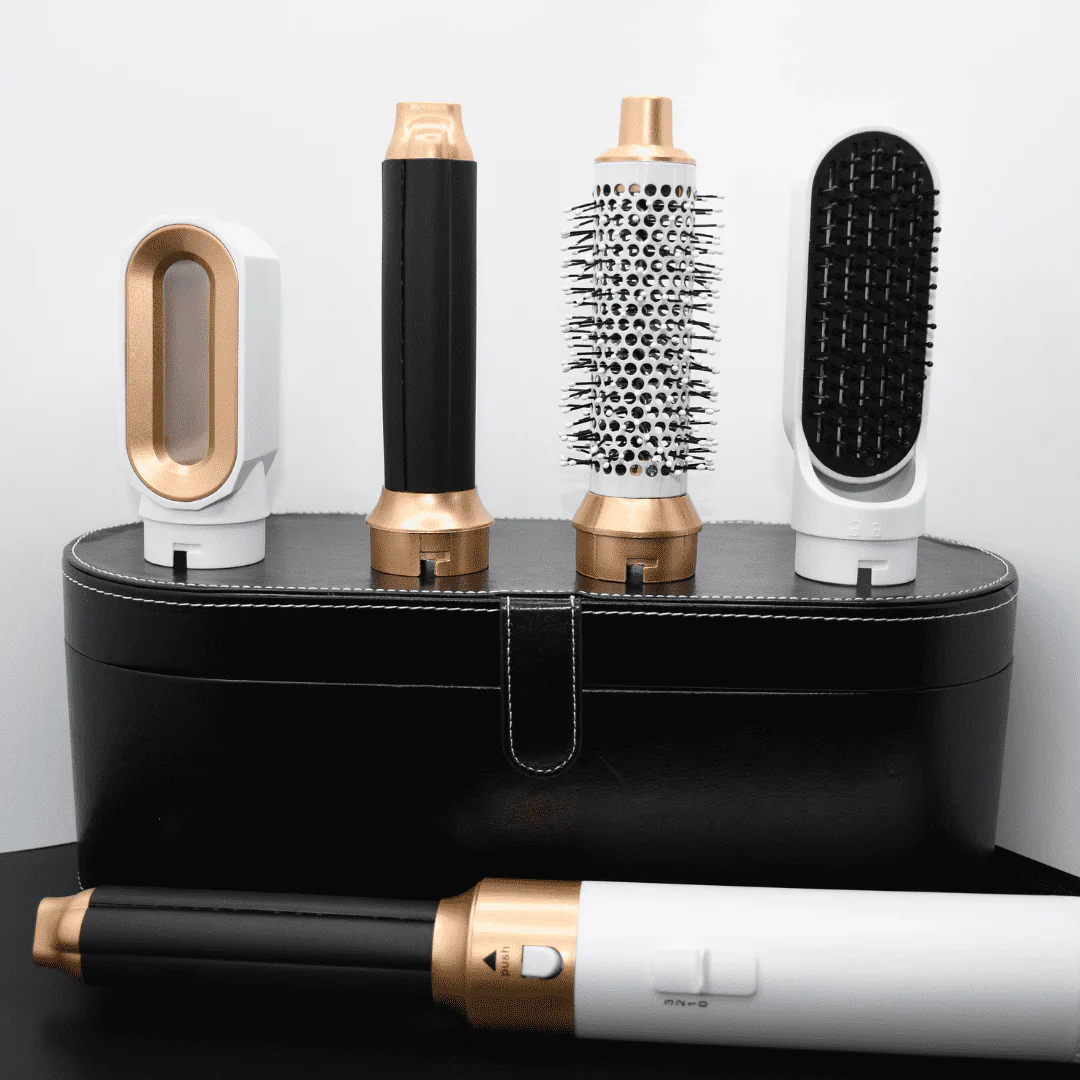 Curlixir | 5-in-1 Hair Dryer Brush with Negative Ion Technology | Effortless Styling for Frizz-Free Hair 2