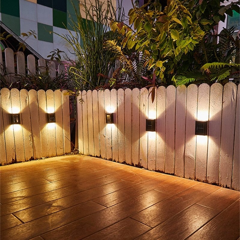 EcoBright | Solar Powered Wall Lights Outdoor with Automatic Dusk to Dawn Sensor | Weatherproof Design for Safe Pathway Illumination 1