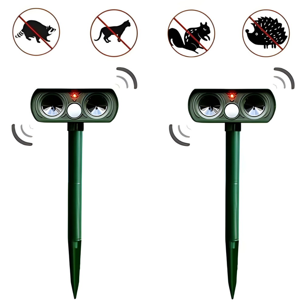 EcoGuard | Ultrasonic Pest Repeller with Solar Power & Motion Sensor | Effective Rodent and Wildlife Deterrent for Outdoor Spaces 5