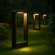 Elegant Outdoor Light | Solar Garden Pathway Lamp with Waterproof Design | Bright LED for Stunning Landscape Lighting 0