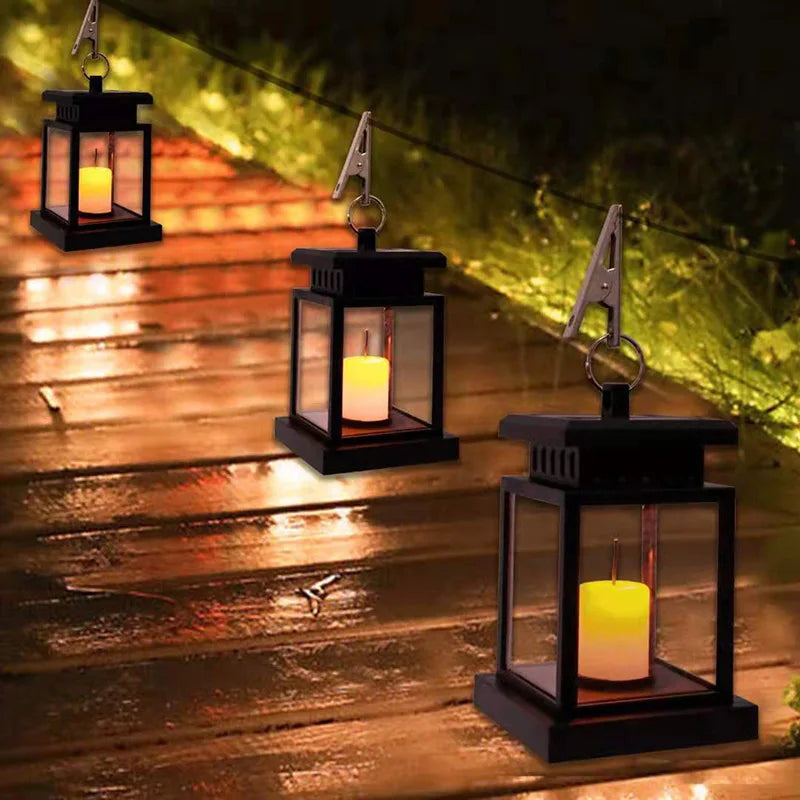 Elegant Outdoor Solar Lanterns with Vintage Design | Waterproof Solar Garden Lights for Eco-Friendly Ambiance 4