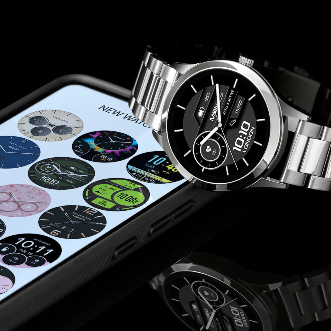 Elegant Smart Watch | Premium Silver Design with Health Tracking | Stylish Accessory for Active Lifestyle 2