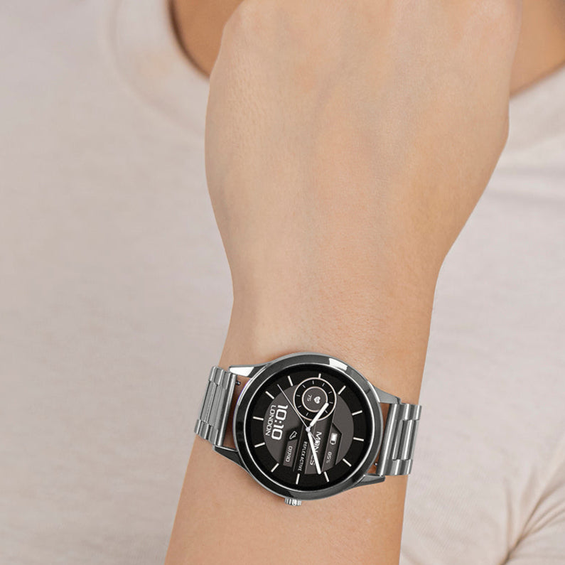 Elegant Smart Watch | Premium Silver Design with Health Tracking | Stylish Accessory for Active Lifestyle 3
