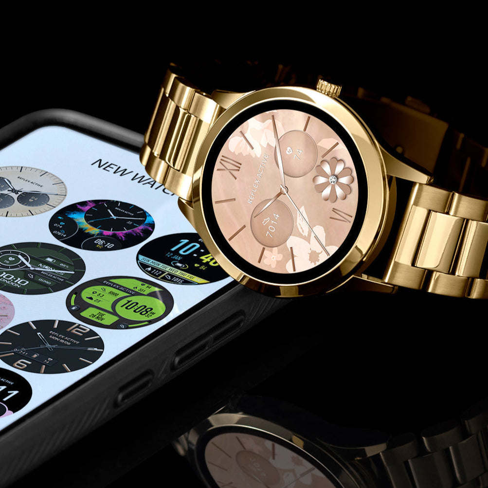 Elegant Smart Watch with Gold Metal Strap & Amoled Display | Stylish Health Tracker for Daily Connectivity 3
