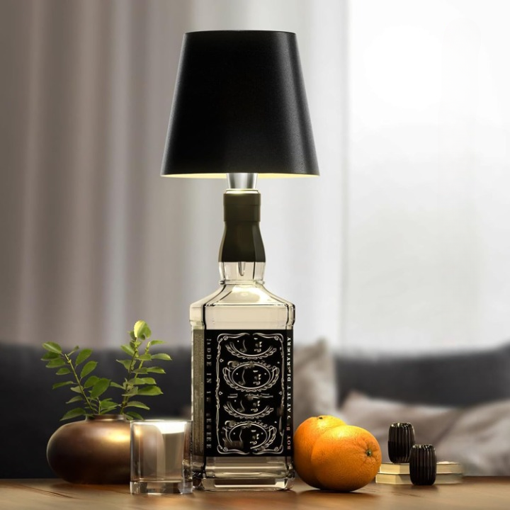 Elegant Touch Control | Table Lamp with Rechargeable Battery & Dimmable LED | Cordless Design for Indoor & Outdoor Use 0