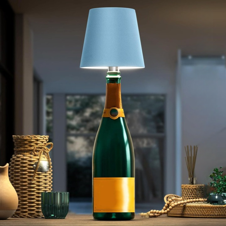 Elegant Touch Control | Table Lamp with Rechargeable Battery & Dimmable LED | Cordless Design for Indoor & Outdoor Use 1