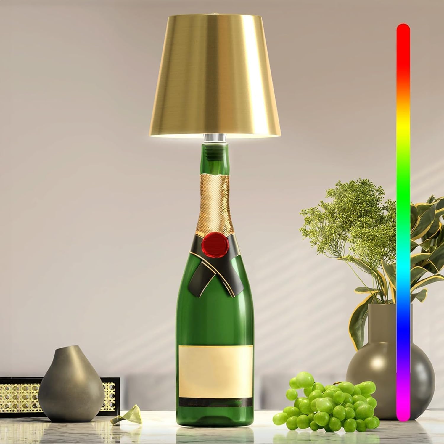 Elegant Touch Control | Table Lamp with Rechargeable Battery & Dimmable LED | Cordless Design for Indoor & Outdoor Use 11