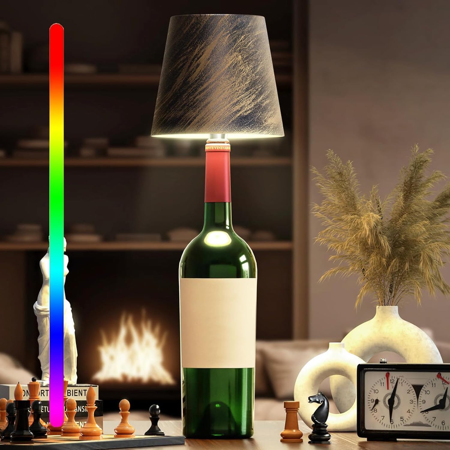 Elegant Touch Control | Table Lamp with Rechargeable Battery & Dimmable LED | Cordless Design for Indoor & Outdoor Use 14