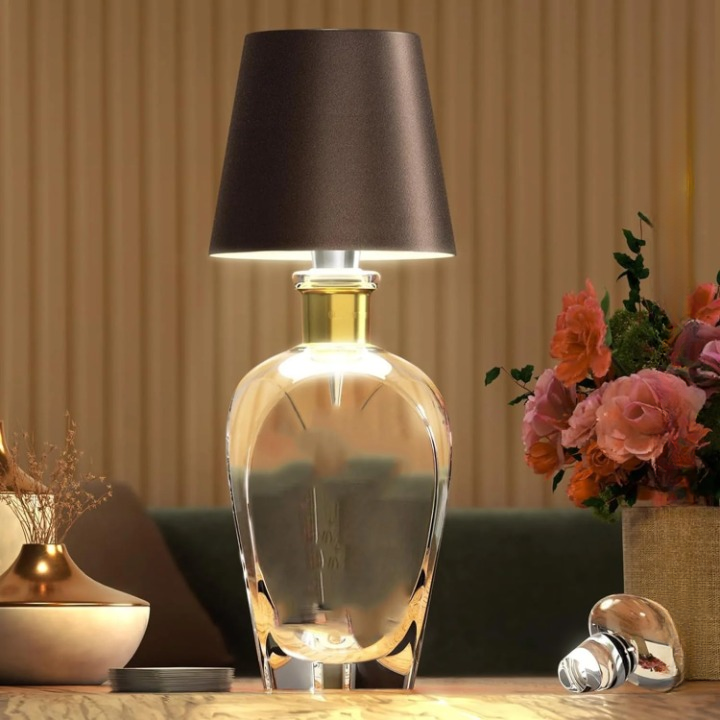 Elegant Touch Control | Table Lamp with Rechargeable Battery & Dimmable LED | Cordless Design for Indoor & Outdoor Use 2