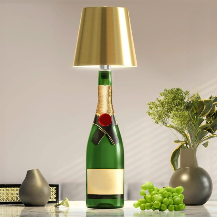 Elegant Touch Control | Table Lamp with Rechargeable Battery & Dimmable LED | Cordless Design for Indoor & Outdoor Use 3
