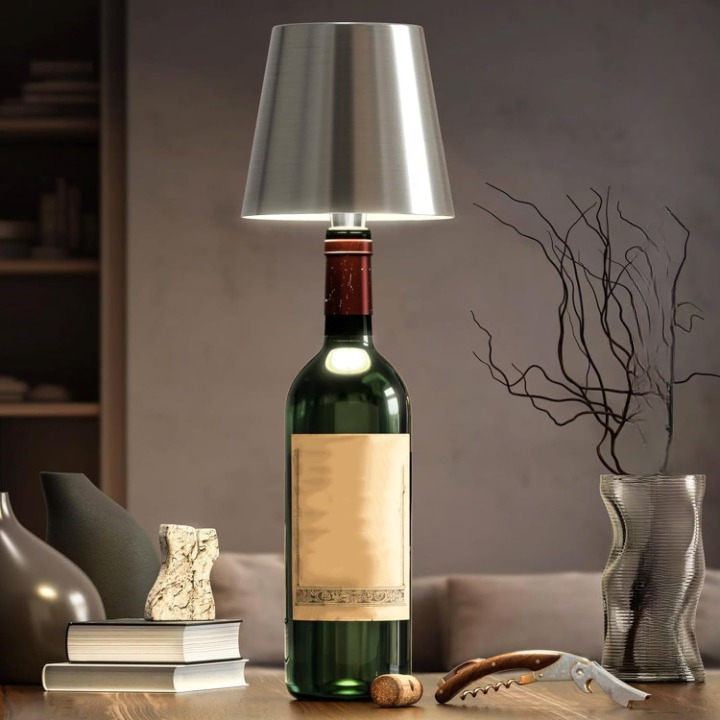 Elegant Touch Control | Table Lamp with Rechargeable Battery & Dimmable LED | Cordless Design for Indoor & Outdoor Use 5