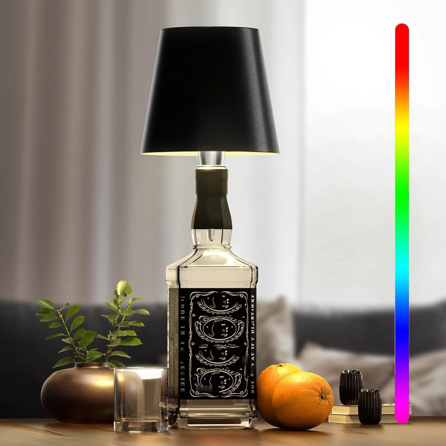 Elegant Touch Control | Table Lamp with Rechargeable Battery & Dimmable LED | Cordless Design for Indoor & Outdoor Use 8