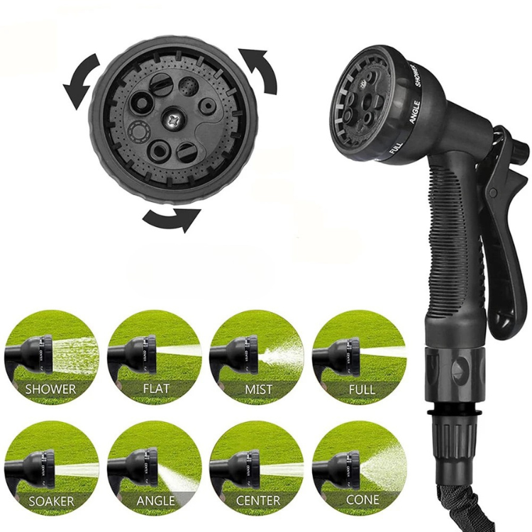 Expandable Garden Hose | Flexible Water Hose with Multi-Function Nozzle | Lightweight Design for Effortless Watering 3