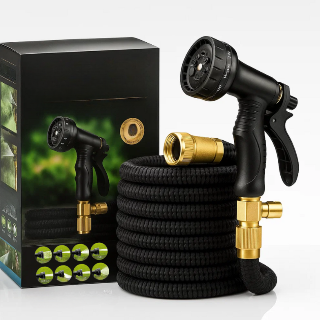 Expandable Garden Hose | Flexible Water Hose with Multi-Function Nozzle | Lightweight Design for Effortless Watering 4