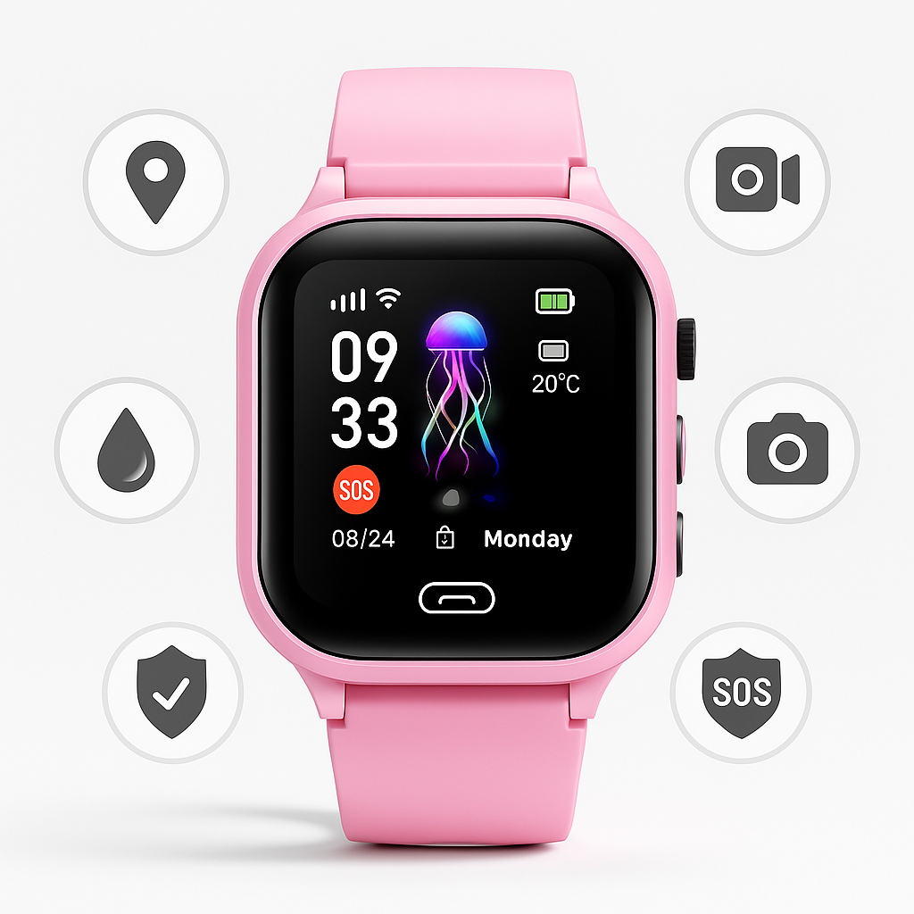 Explorer Series | Kids GPS Smartwatch with Video Calling & Waterproof Design | Real-Time Tracking for Safety 1