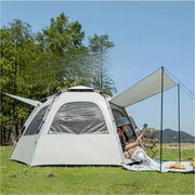 Family Camping Tents | Waterproof Pop Up Tent with Skylight | Spacious Design for Outdoor Adventures 0