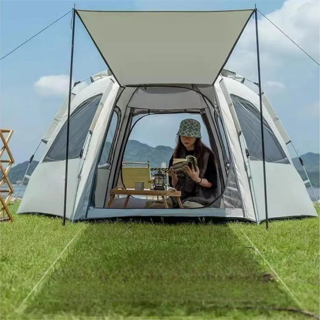 Family Camping Tents | Waterproof Pop Up Tent with Skylight | Spacious Design for Outdoor Adventures 3