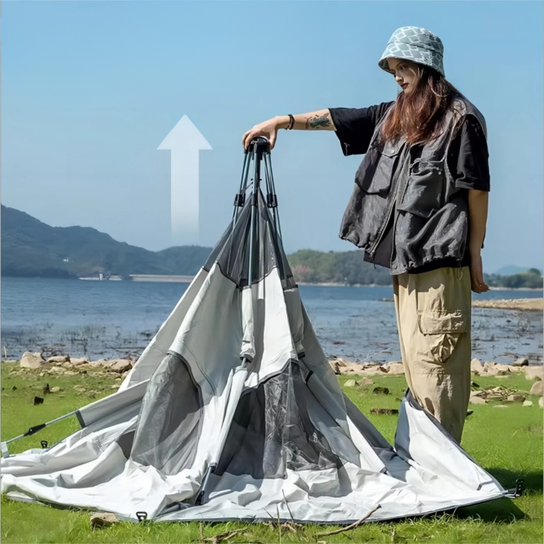Family Camping Tents | Waterproof Pop Up Tent with Skylight | Spacious Design for Outdoor Adventures 4