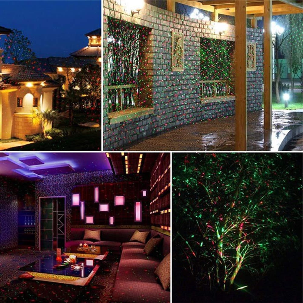 Festive Garden Projector | LED Outdoor Lights with Multiple Patterns | Weather-Resistant Design for Stunning Holiday Displays 1
